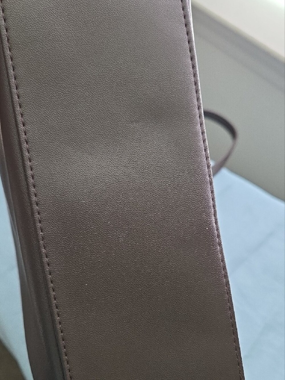 Giani Bernini Dark Brown Genuine Leather Satchel with Top Handles - Picture 9 of 12